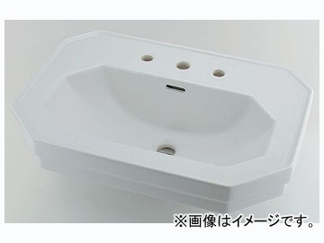 カクダイ 壁掛洗面器 3ホール 品番：＃DU-0438700030 JAN