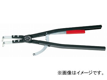 クニペックス/KNIPEX 穴用スナップリングプライヤー 曲 品番：4420-J61