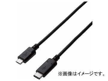쥳 USB2.0֥ C-microB ǧ 3A0.5m U2C-CMB05NBK(7923163)
