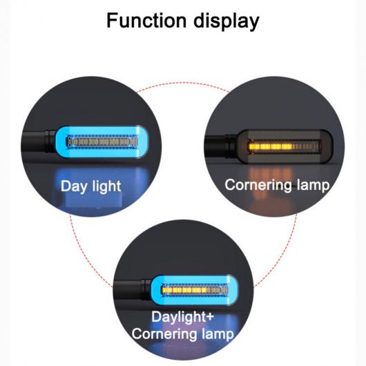 バイク部品 ユニバーサル オートバイ ウィンカー ライト 流れる