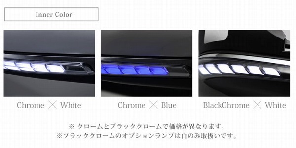 AVEST VerticalArrow ドアミラーウインカー ブラッククローム ...