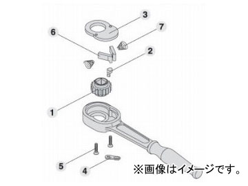 トネ/TONE リペアキット（ラチェットハンドル171B用） 品番：RK-171B